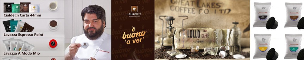 Lollo Caffè, gusto, passione ed esperienza. Cialde, capsule e grani